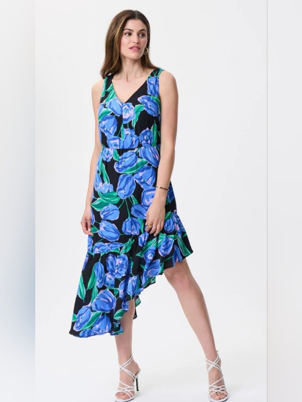 NWT Joseph Ribkoff Asymmetric Hem Dress. Size 8